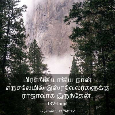 Picture 03 - பிரசங்கி 1:12 TAMIRV - பிரசங்கியாகிய - Bible Verse Picture