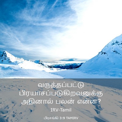 Picture 03 - பிரசங்கி 3:9 TAMIRV - வருத்தப்பட்டு - Bible Verse Picture