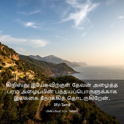 Picture 03 - பிலிப்பியர் 3:14 TAMIRV - கிறிஸ்து - Bible Verse Picture