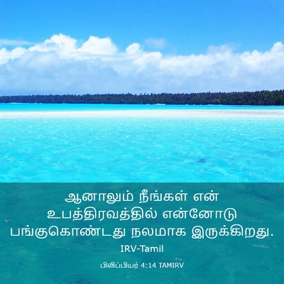 Picture 03 - பிலிப்பியர் 4:14 TAMIRV - ஆனாலும் நீங்கள் - Bible Verse Picture