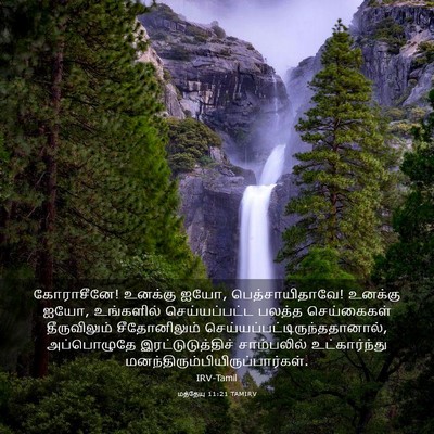 Picture 03 - மத்தேயு 11:21 TAMIRV - கோராசீனே! உனக்கு - Bible Verse Picture
