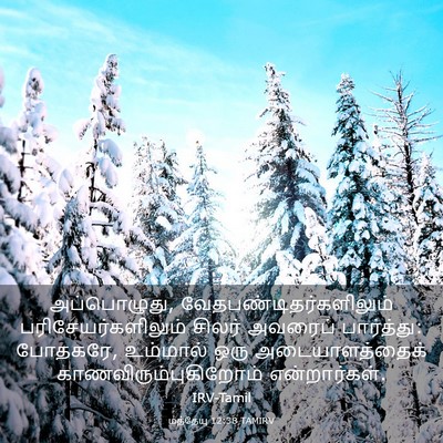Picture 03 - மத்தேயு 12:38 TAMIRV - அப்பொழுது, - Bible Verse Picture