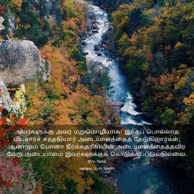 Picture 03 - மத்தேயு 12:39 TAMIRV - அவர்களுக்கு அவர் - Bible Verse Picture