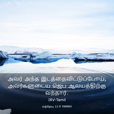 Picture 03 - மத்தேயு 12:9 TAMIRV - அவர் அந்த - Bible Verse Picture