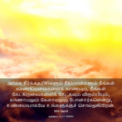 Picture 03 - மத்தேயு 13:17 TAMIRV - அநேக - Bible Verse Picture
