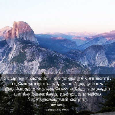 Picture 03 - மத்தேயு 13:33 TAMIRV - வேறொரு உவமையை - Bible Verse Picture