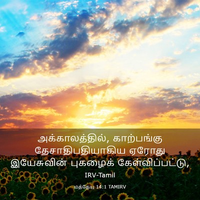 Picture 03 - மத்தேயு 14:1 TAMIRV - அக்காலத்தில், - Bible Verse Picture