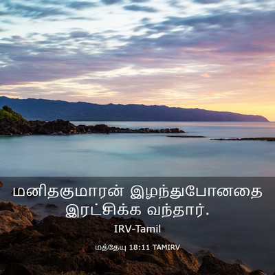 Picture 03 - மத்தேயு 18:11 TAMIRV - மனிதகுமாரன் - Bible Verse Picture