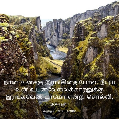 Picture 03 - மத்தேயு 18:33 TAMIRV - நான் உனக்கு - Bible Verse Picture