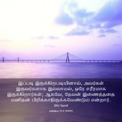 Picture 03 - மத்தேயு 19:6 TAMIRV - இப்படி - Bible Verse Picture
