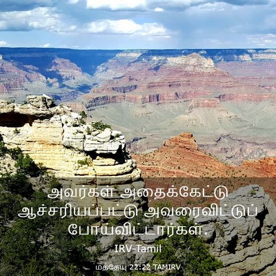 Picture 03 - மத்தேயு 22:22 TAMIRV - அவர்கள் - Bible Verse Picture