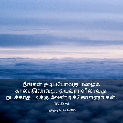 Picture 03 - மத்தேயு 24:20 TAMIRV - நீங்கள் - Bible Verse Picture