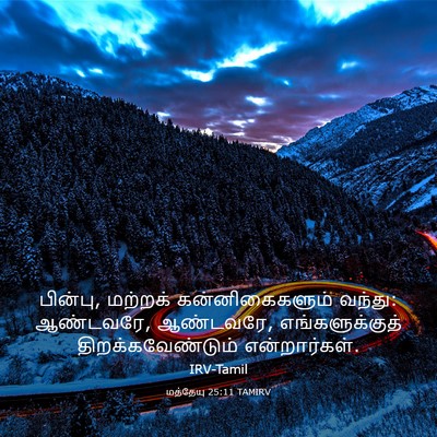 Picture 03 - மத்தேயு 25:11 TAMIRV - பின்பு, மற்றக் - Bible Verse Picture