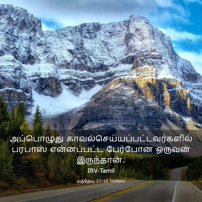 Picture 03 - மத்தேயு 27:16 TAMIRV - அப்பொழுது - Bible Verse Picture