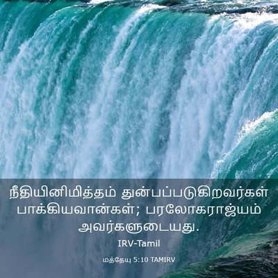 Picture 03 - மத்தேயு 5:10 TAMIRV - நீதியினிமித்தம் - Bible Verse Picture