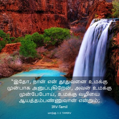 Picture 03 - மாற்கு 1:2 TAMIRV - “இதோ, நான் என் - Bible Verse Picture