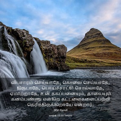 Picture 03 - மாற்கு 10:19 TAMIRV - விபசாரம் - Bible Verse Picture