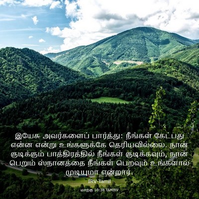 Picture 03 - மாற்கு 10:38 TAMIRV - இயேசு அவர்களைப் - Bible Verse Picture