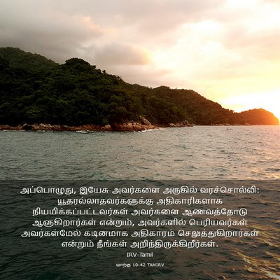 Picture 03 - மாற்கு 10:42 TAMIRV - அப்பொழுது, இயேசு - Bible Verse Picture