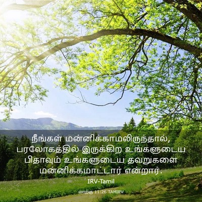 Picture 03 - மாற்கு 11:26 TAMIRV - நீங்கள் - Bible Verse Picture