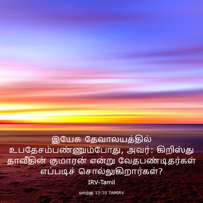 Picture 03 - மாற்கு 12:35 TAMIRV - இயேசு - Bible Verse Picture
