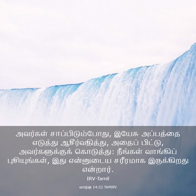 Picture 03 - மாற்கு 14:22 TAMIRV - அவர்கள் - Bible Verse Picture