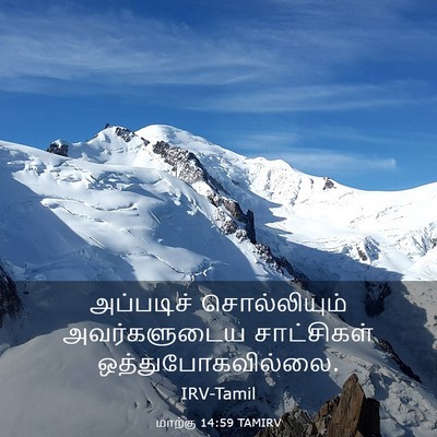 Picture 03 - மாற்கு 14:59 TAMIRV - அப்படிச் - Bible Verse Picture