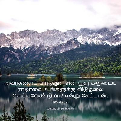 Picture 03 - மாற்கு 15:10 TAMIRV - அவர்களைப் - Bible Verse Picture