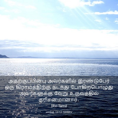 Picture 03 - மாற்கு 16:12 TAMIRV - அதற்குப்பின்பு - Bible Verse Picture
