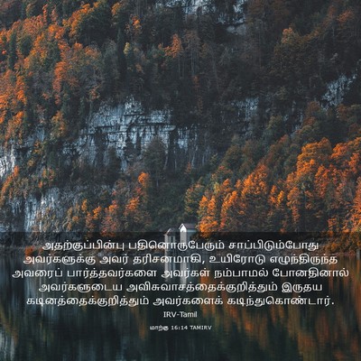 Picture 03 - மாற்கு 16:14 TAMIRV - அதற்குப்பின்பு - Bible Verse Picture
