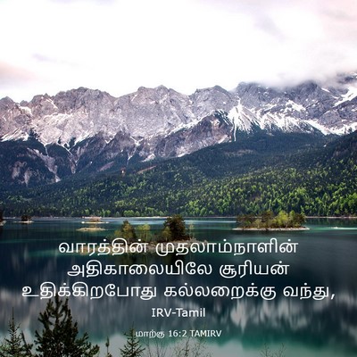 Picture 03 - மாற்கு 16:2 TAMIRV - வாரத்தின் - Bible Verse Picture