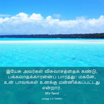 Picture 03 - மாற்கு 2:5 TAMIRV - இயேசு அவர்கள் - Bible Verse Picture