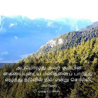 Picture 03 - மாற்கு 3:3 TAMIRV - அப்பொழுது அவர் - Bible Verse Picture