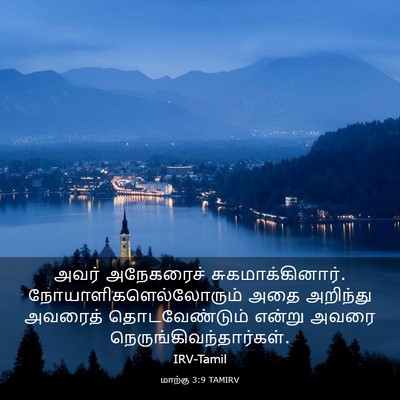 Picture 03 - மாற்கு 3:9 TAMIRV - அவர் அநேகரைச் - Bible Verse Picture