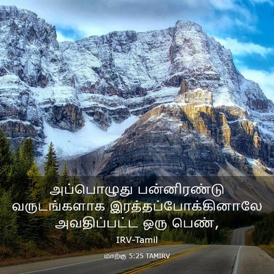 Picture 03 - மாற்கு 5:25 TAMIRV - அப்பொழுது - Bible Verse Picture