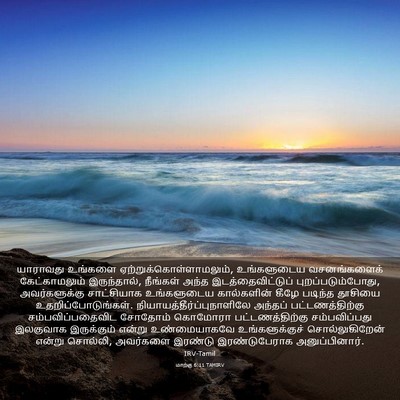 Picture 03 - மாற்கு 6:11 TAMIRV - யாராவது உங்களை - Bible Verse Picture