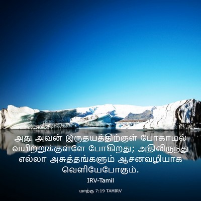 Picture 03 - மாற்கு 7:19 TAMIRV - அது அவன் - Bible Verse Picture