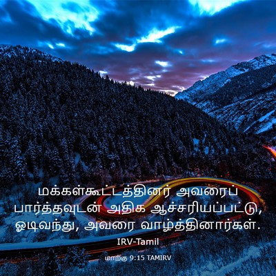 Picture 03 - மாற்கு 9:15 TAMIRV -  - Bible Verse Picture