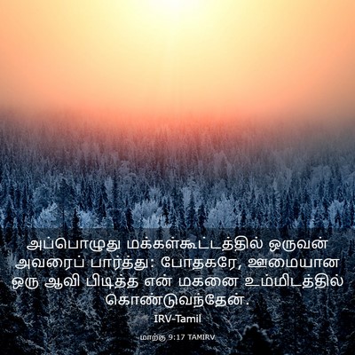 Picture 03 - மாற்கு 9:17 TAMIRV - அப்பொழுது - Bible Verse Picture