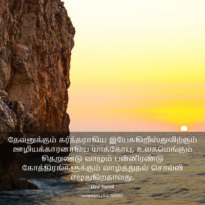 Picture 03 - யாக்கோபு 1:1 TAMIRV - தேவனுக்கும் - Bible Verse Picture