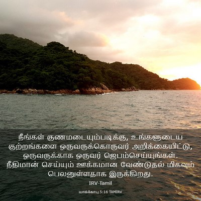 Picture 03 - யாக்கோபு 5:16 TAMIRV - நீங்கள் - Bible Verse Picture