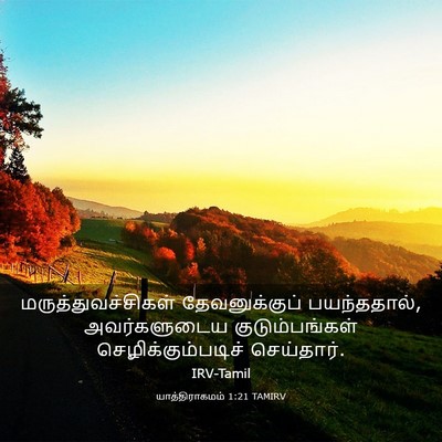 Picture 03 - யாத்திராகமம் 1:21 TAMIRV - மருத்துவச்சிகள் - Bible Verse Picture