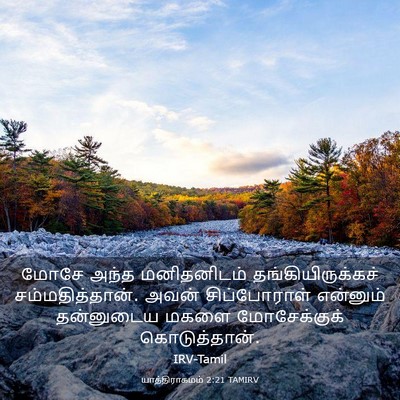 Picture 03 - யாத்திராகமம் 2:21 TAMIRV - மோசே அந்த - Bible Verse Picture