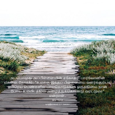 Picture 03 - யாத்திராகமம் 2:7 TAMIRV - அப்பொழுது - Bible Verse Picture