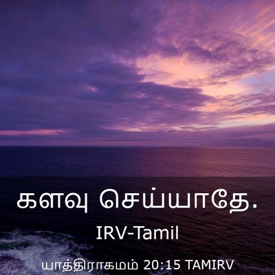 Picture 03 - யாத்திராகமம் 20:15 TAMIRV - களவு - Bible Verse Picture