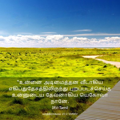 Picture 03 - யாத்திராகமம் 20:2 TAMIRV - “உன்னை அடிமைத்தன - Bible Verse Picture
