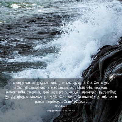Picture 03 - யாத்திராகமம் 23:23 TAMIRV - என்னுடைய - Bible Verse Picture