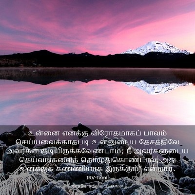 Picture 03 - யாத்திராகமம் 23:33 TAMIRV - உன்னை எனக்கு - Bible Verse Picture