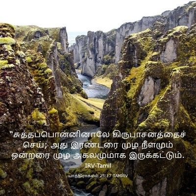 Picture 03 - யாத்திராகமம் 25:17 TAMIRV -  - Bible Verse Picture