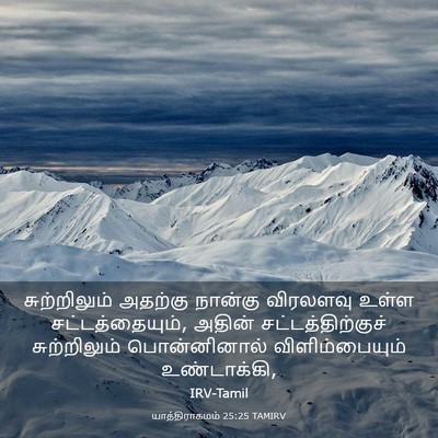 Picture 03 - யாத்திராகமம் 25:25 TAMIRV - சுற்றிலும் அதற்கு - Bible Verse Picture